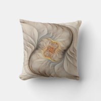 The Primal Om Square Throw Pillow