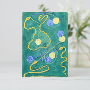 The Primordial Chaos by Hilma af Klint  Card