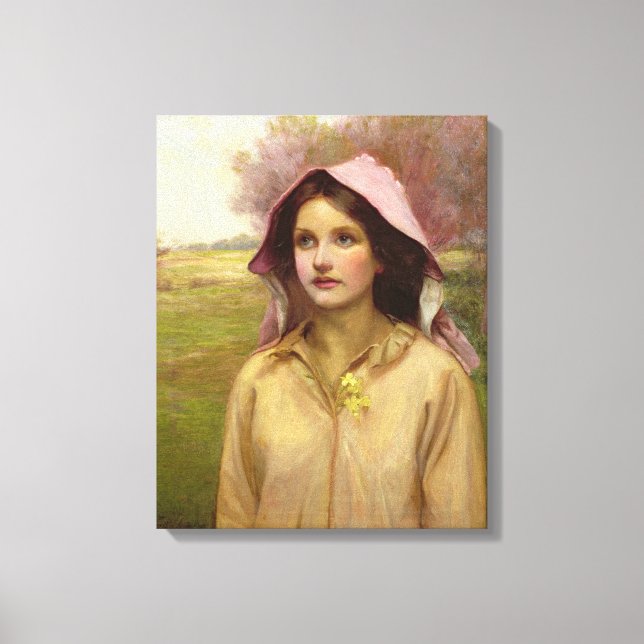 The Primrose Girl Canvas Print (Front)