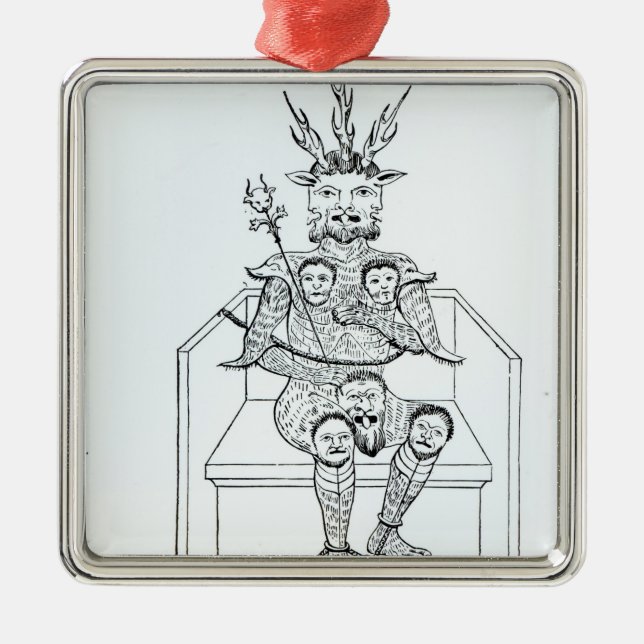 The Prince of Darkness Metal Tree Decoration (Front)
