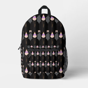 The Prince of Darkness – Psychedelic Pattern Backp Printed Backpack