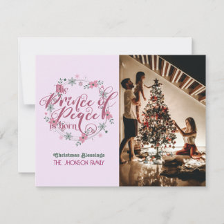 The Prince of Peace Christian Christmas card