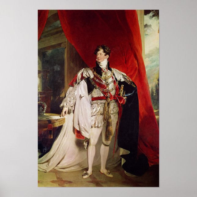 The Prince Regent, later George IV Poster (Front)