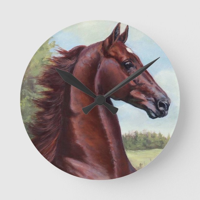 The Prince (WC Merchant Prince by JNS Fine Art Round Clock (Front)