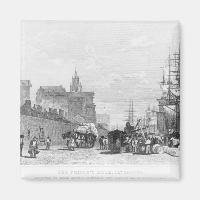 The Prince's Dock, Liverpool Magnet (Front)