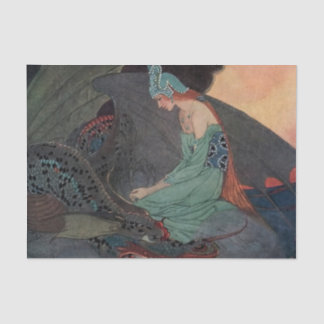 “The Princess and The Dragon” by Elenore Abbott Tissue Paper