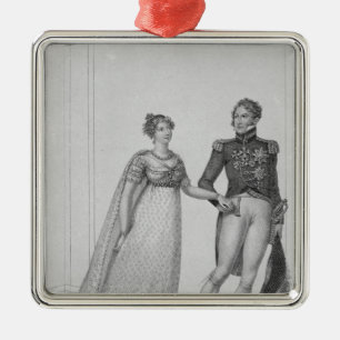 The Princess Charlotte of Wales and Prince Metal Tree Decoration