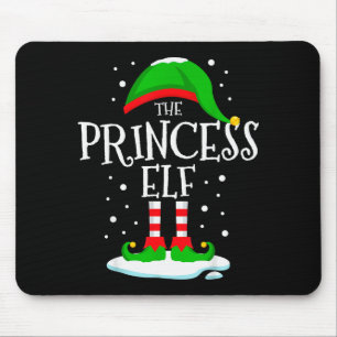 The Princess Elf Christmas Family Matching Xmas Wo Mouse Pad