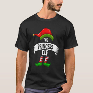 The princess Elf Claus Present Reindeer Snowman Ho T-Shirt
