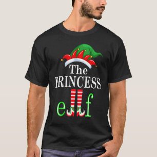 The Princess Elf Family Matching Group Christmas P T-Shirt