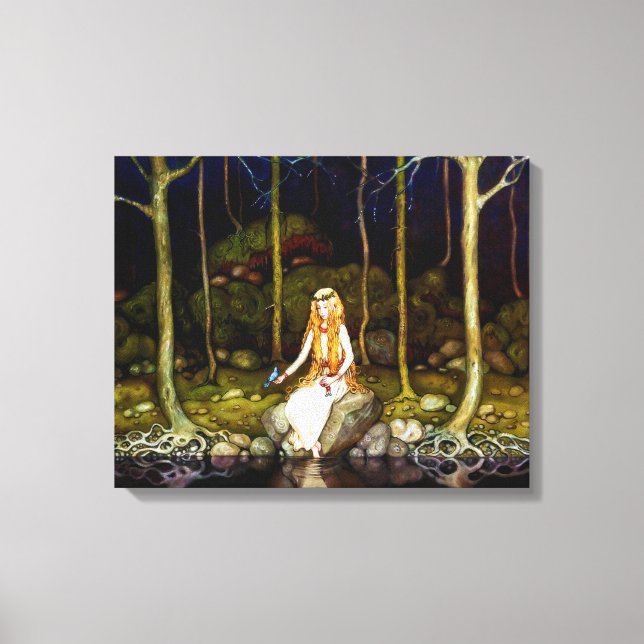 The Princess in the Forest Canvas Print (Front)