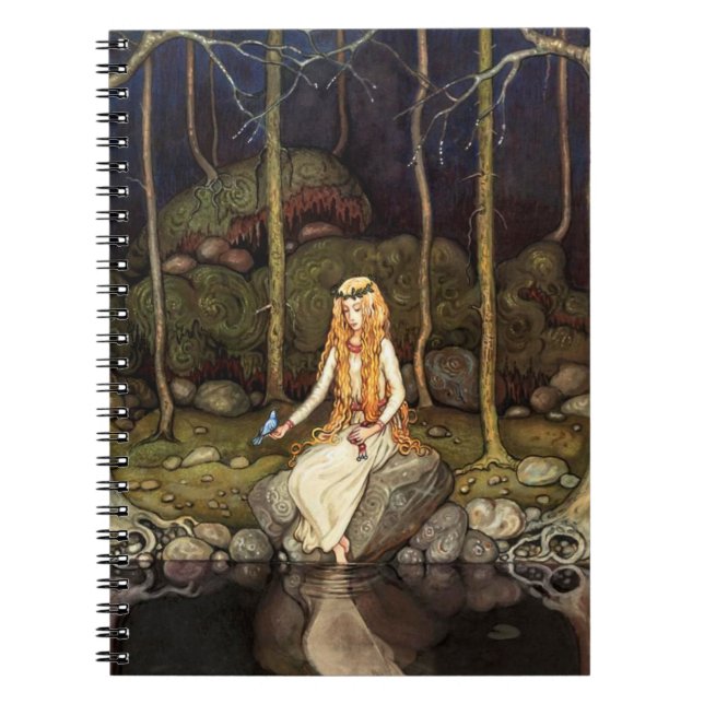 The Princess in the Forest Spiral Notebook (Front)