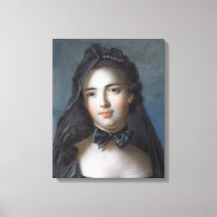 The Princess of Beauveau, nee Sophie Charlotte de Canvas Print