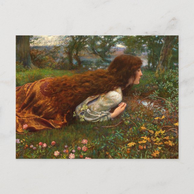 The Princess Out of School by Edward Robert Hughes Postcard (Front)