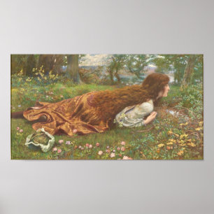 The Princess Out of School by Edward Robert Hughes Poster