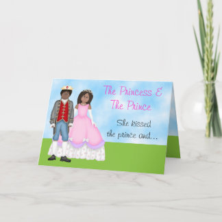 The Princess, Prince and Unicorn Birthday Card