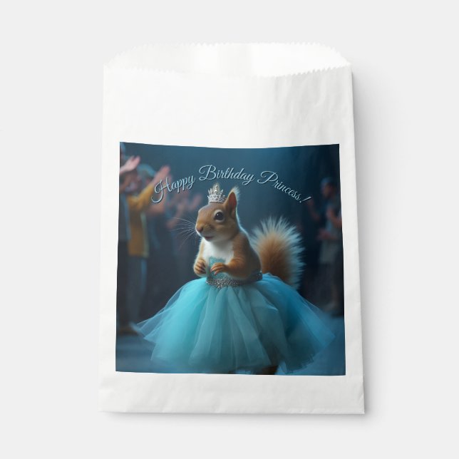 The Princess Squirrel Favour Bags (Front)