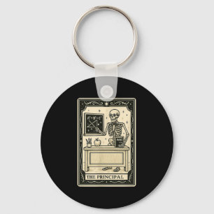 The Principal Tarot Card - Halloween Soky Gothic S Key Ring