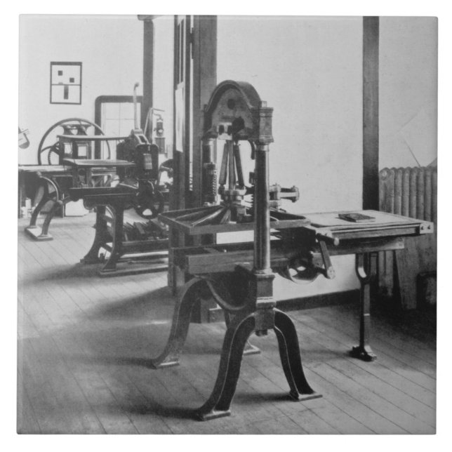 The Printing Works, from the Workshops of the Bauh Tile (Front)