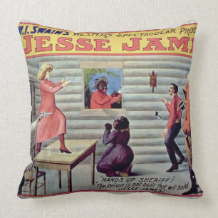 'The Prison Is Not Built That Will Hold Jesse Jame Cushion