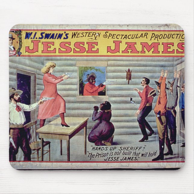 'The Prison Is Not Built That Will Hold Jesse Jame Mouse Pad (Front)