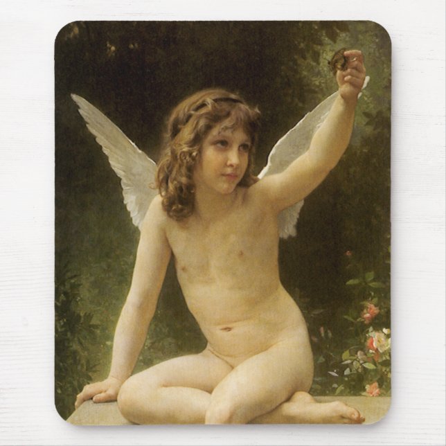 The Prisoner (Le Captif) by Bouguereau Mouse Pad (Front)