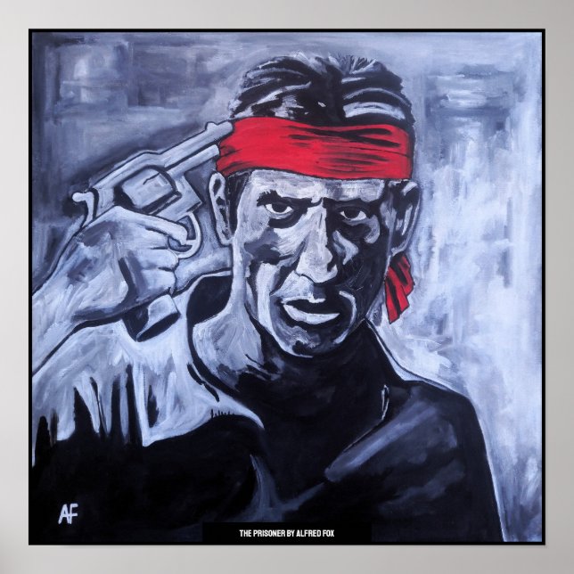 The Prisoner Painting by Alfred Fox Poster (Front)