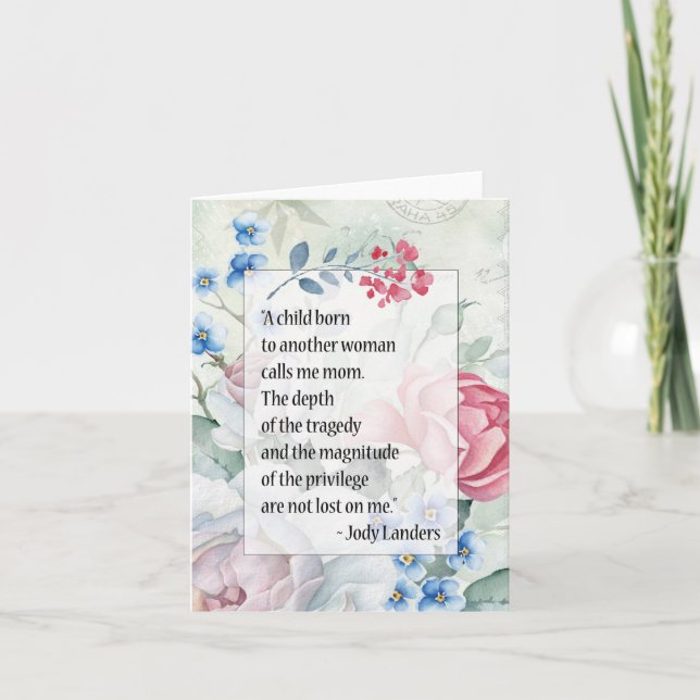 The Privilege of Being a Mum Card (Front)