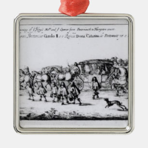 The Procession of Charles II Metal Tree Decoration