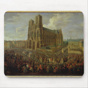 The procession of King Louis XV Mouse Pad