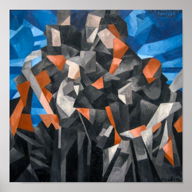The Procession, Seville | Francis Picabia | Poster (Front)