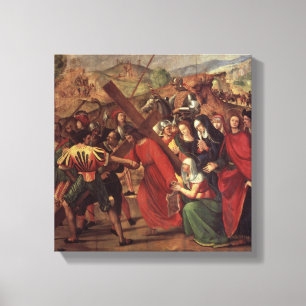 The Procession to Calvary, c.1505 Canvas Print