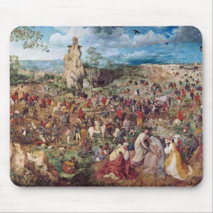 The Procession to Calvary, Pieter Bruegel Mouse Pad