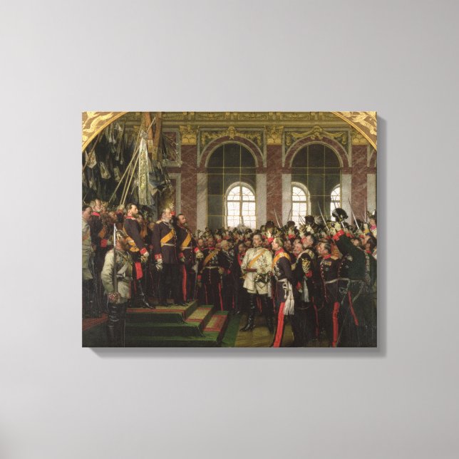 The Proclamation of Wilhelm Canvas Print (Front)