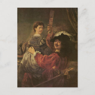 'The Prodigal Son in a Tavern' Postcard