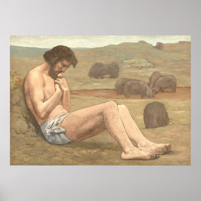 The Prodigal Son - Puvis de Chavanness Fine Art Poster (Front)