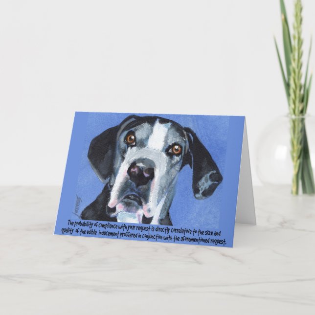 The Professor Greeting Card (Front)