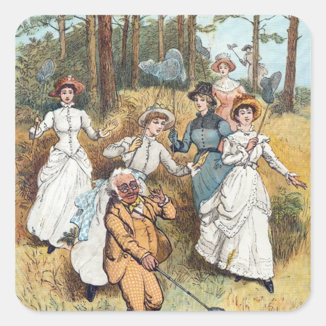 The Professor's Class Square Sticker (Front)