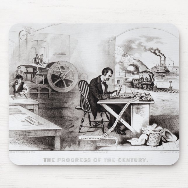 The Progress of the Century Mouse Pad (Front)