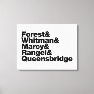 The Projects Canvas Print