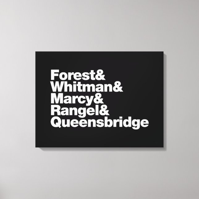 The Projects Canvas Print (Front)