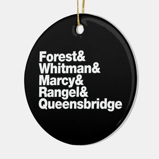 The Projects Ceramic Tree Decoration (Left)