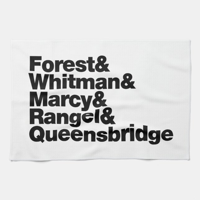 The Projects Tea Towel (Horizontal)