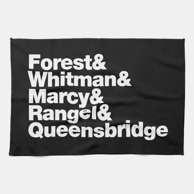 The Projects Tea Towel (Horizontal)