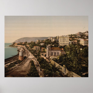 The Promenade, Sanremo, Liguria, Italy Poster