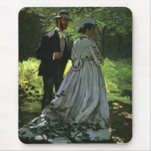 The Promenaders, aka The Strollers by Claude Monet Mouse Pad