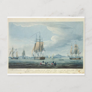 The Prometheus and the Melpomene in the Gulf of Ri Postcard