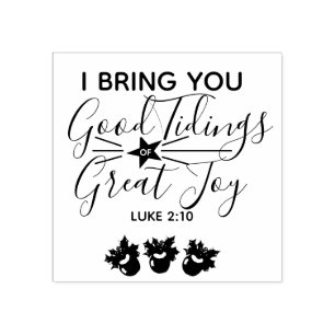 The Promises of Christmas Scripture Christians Rubber Stamp