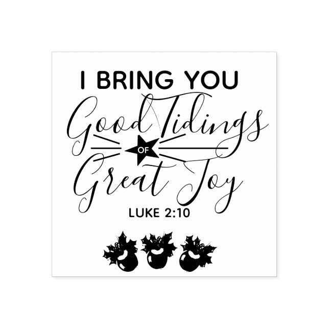 The Promises of Christmas Scripture | Christians Rubber Stamp (Imprint)