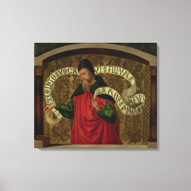 The Prophet Amos, 1535 Canvas Print (Front)